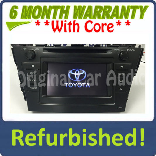 Refurbished 2012-2014 Toyota Prius V OEM Touch Screen Bluetooth AM FM Radio CD Player Receiver 57010