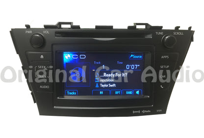 Reman 2012 - 2014 TOYOTA PRIUS V OEM AM FM XM HD Radio Touch Screen Receiver w/ New Screen 57011