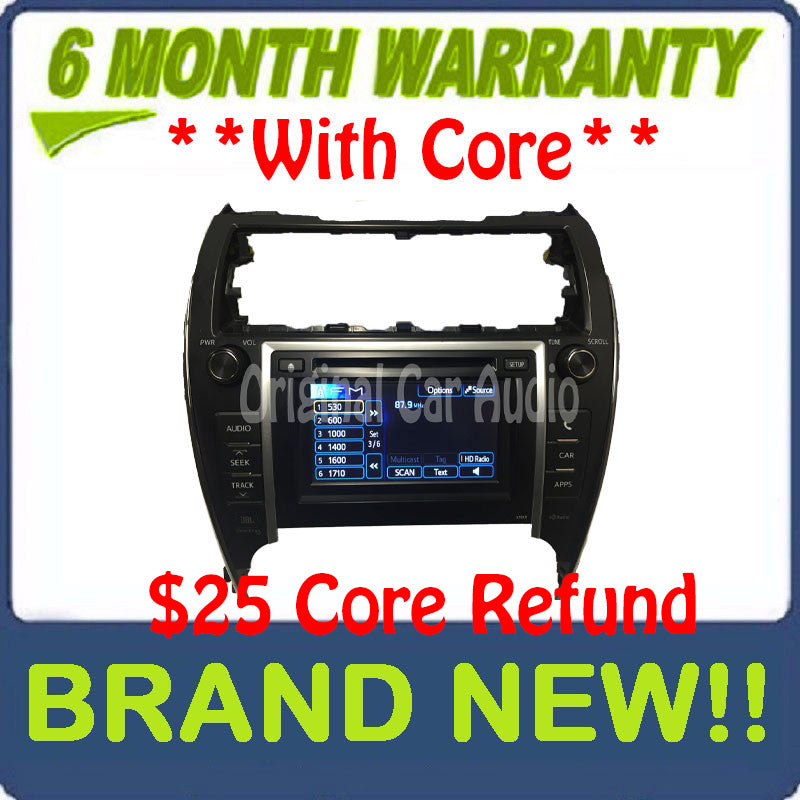 Brand New 2012 Toyota CAMRY Touch Screen Display LCD Radio MP3 XM CD Changer Player 57013