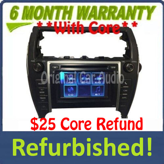 Refurbished 12 13 Toyota CAMRY Touch Screen Display LCD Radio MP3 XM CD Changer Player 57013 w/ new screen