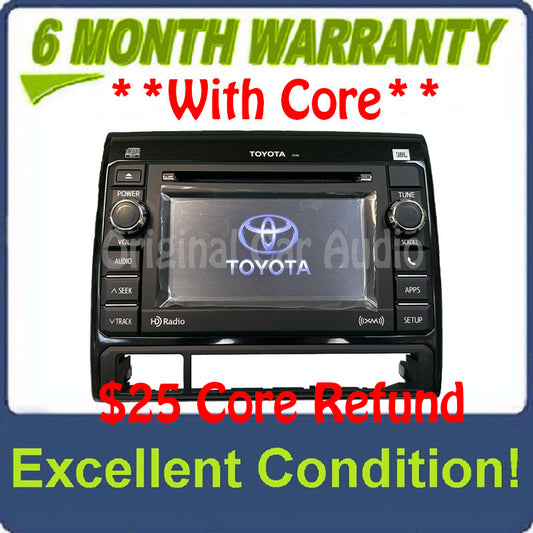 2011 2012 2013 2014 Toyota Tacoma OEM JBL SAT HD Radio CD Player 57016