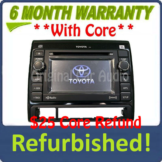 Refurbished 2011 - 2014 Toyota Tacoma OEM JBL SAT HD Radio Receiver CD Player 57016
