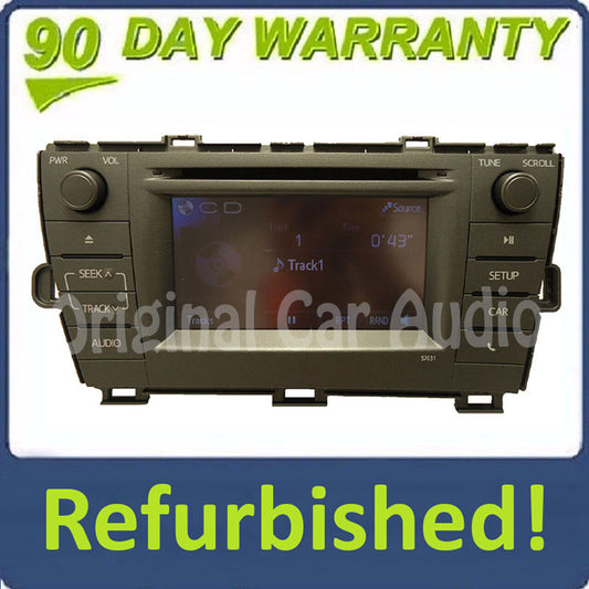 Refurbished 2012 - 2013 TOYOTA Prius OEM Touchscreen Bluetooth Radio CD Player