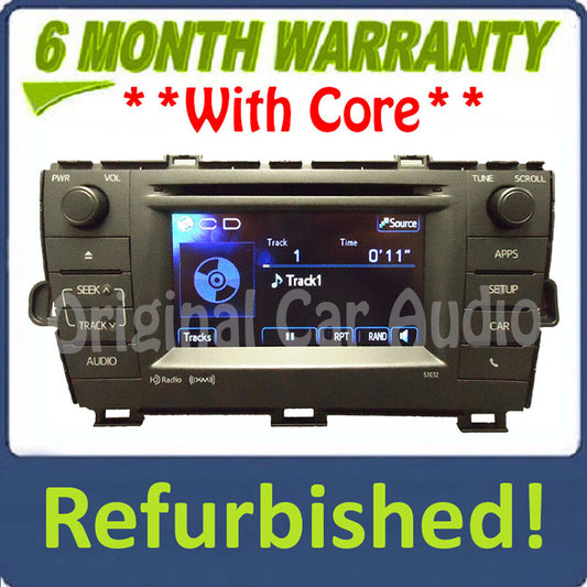 Refurbished Toyota Prius 57032 Entune Radio CD Player OEM
