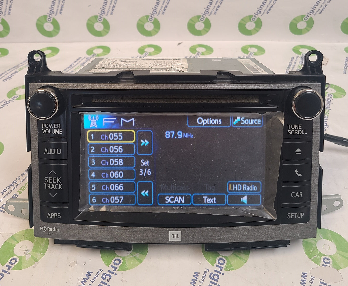 Refurbished 2012 - 2015 Toyota Venza OEM JBL Touch Screen AM FM HD App Radio Receiver 57045