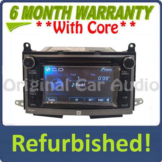 Refurbished 2012 - 2015 Toyota Venza OEM JBL Touch Screen AM FM HD App Radio Receiver 57045