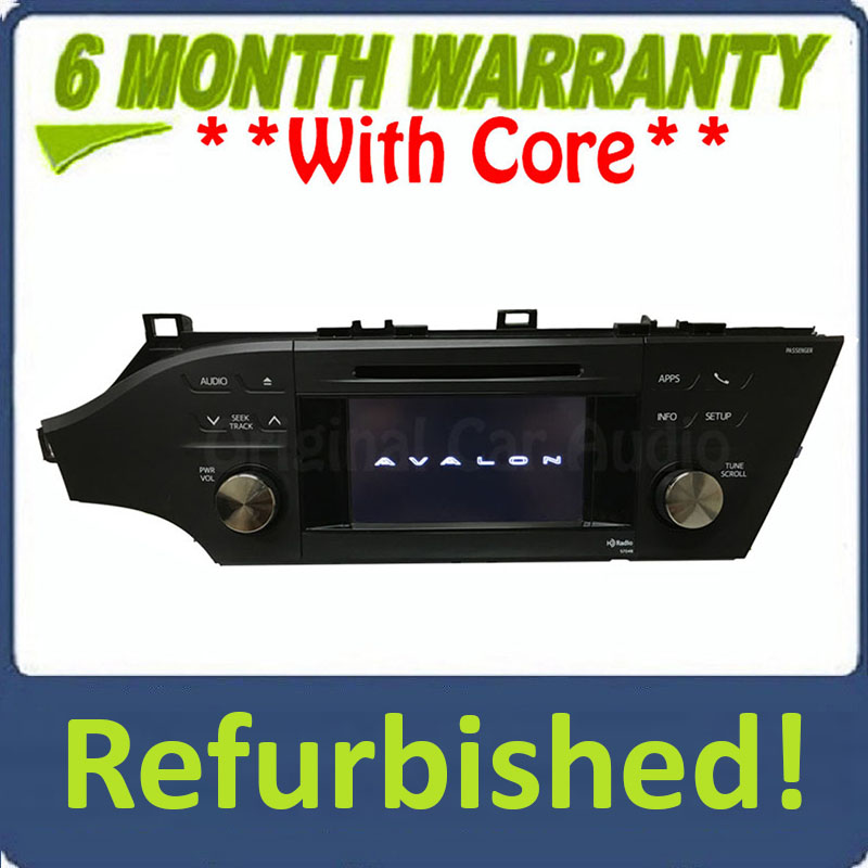Refurbished 2013 - 2016 Toyota Avalon OEM Entune Touch Screen Navigation AM FM SAT HD Radio 57048