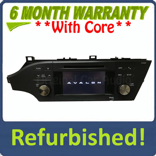 Refurbished 2013 - 2016 Toyota Avalon OEM Entune Touch Screen Navigation AM FM SAT HD Radio 57048