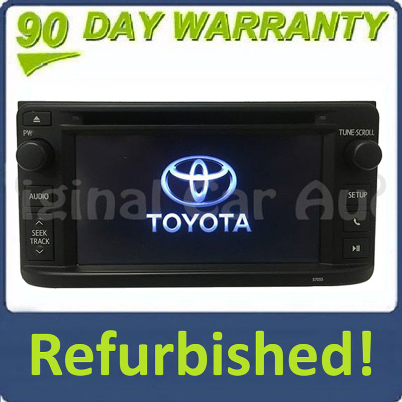 Refurbished 2013 Toyota Highlander OEM  Touch Screen AM FM Radio CD Player Receiver 57055, 57056