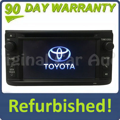 Refurbished 2013 Toyota Highlander OEM  Touch Screen AM FM Radio CD Player Receiver 57055, 57056