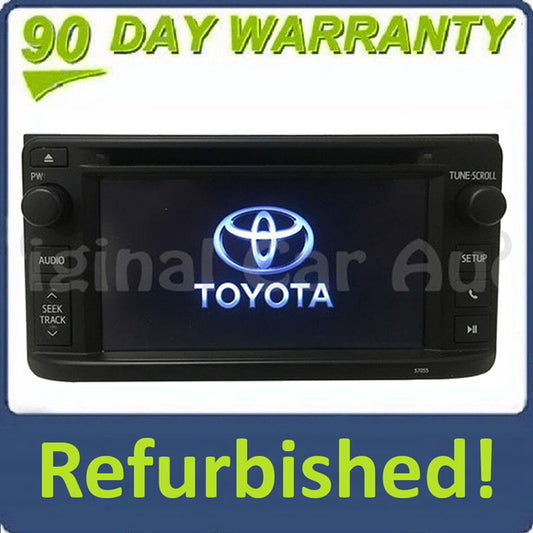 Refurbished 2013 Toyota Highlander OEM  Touch Screen AM FM Radio CD Player Receiver 57055, 57056