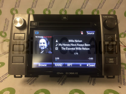2014 - 2019 TOYOTA TUNDRA JBL OEM Radio CD Player GPS NAVIGATION XM BLUETOOTH Touch Screen