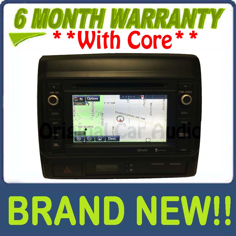 NEW 2014 2015 Toyota Tacoma OEM Entune Navigation GPS JBL AM FM Radio MP3 CD Player