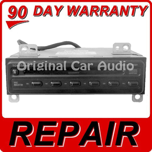 Toyota Repair Service Radio Audio 6 Disc Changer CD Player 74834