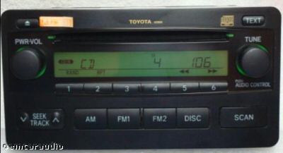 Toyota Tundra NON JBL Radio and CD Player 86120-0C100 2004-2006