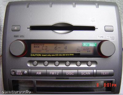 New Toyota Tacoma  Radio and 6 CD Changer 86120-04130 2005-2011