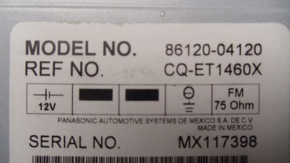 Toyota Tacoma JBL Radio 6 Disc Changer CD Player A51811 2005 2006 2007 2008 2009 2010 2011