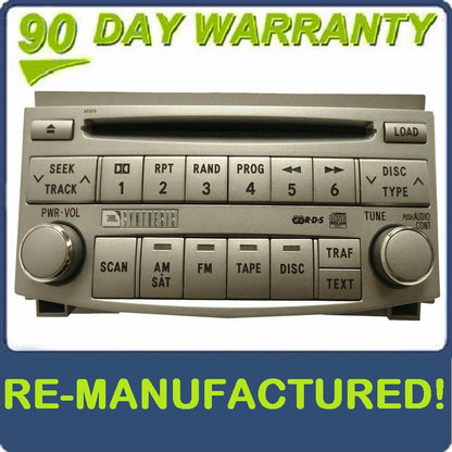 TOYOTA Avalon JBL Radio Stereo 6 Disc Changer CD Player A51819 OEM 2005 2006 2007 2008 2009 2010 2011 ToA51819NFU