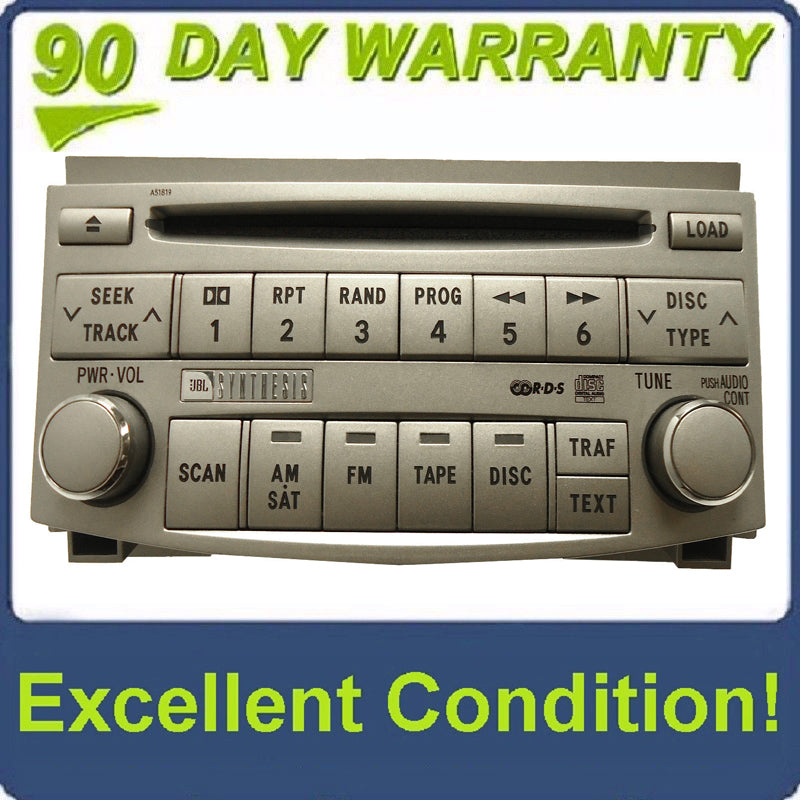TOYOTA Avalon JBL Radio Stereo 6 Disc Changer CD Player A51819 OEM 2005 2006 2007 2008 2009 2010 2011