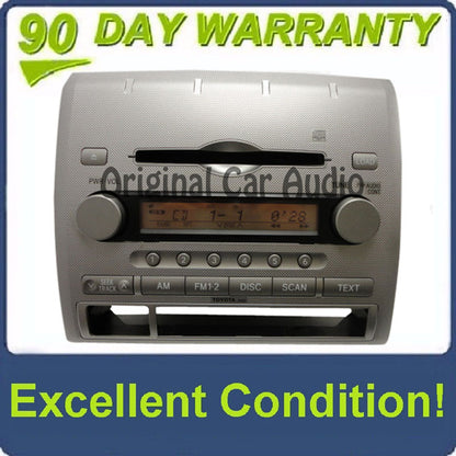 TOYOTA Tacoma Radio Stereo 6 Disc Changer CD Player A51837 2005 2006 2007 2008 2009 2010 2011 OEM