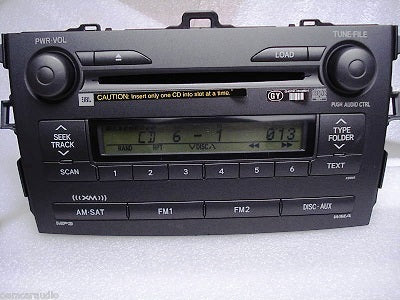 09 - 11 TOYOTA Corolla JBL Radio Stereo 6 Disc Changer MP3 CD Player A51848 OEM