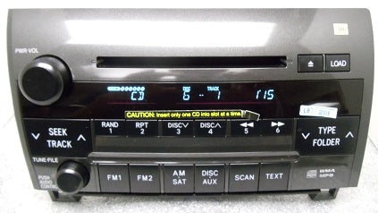 NEW Toyota Sequoia JBL Radio MP3 6 CD Changer 86120-0C261 2008-2010