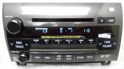 NEW Toyota Sequoia JBL Radio MP3 6 CD Changer 86120-0C261 2008-2010