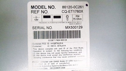 NEW Toyota Sequoia JBL Radio MP3 6 CD Changer 86120-0C261 2008-2010