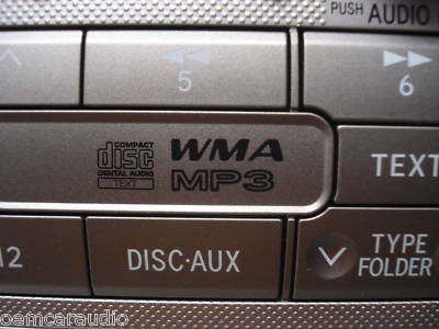2005 - 2011 Toyota Tacoma XM  Radio MP3 and CD Player