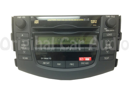 06 07 08 09 2010 Toyota Rav4 XM Radio MP3 6 Disc Changer CD Player 86120-0R100