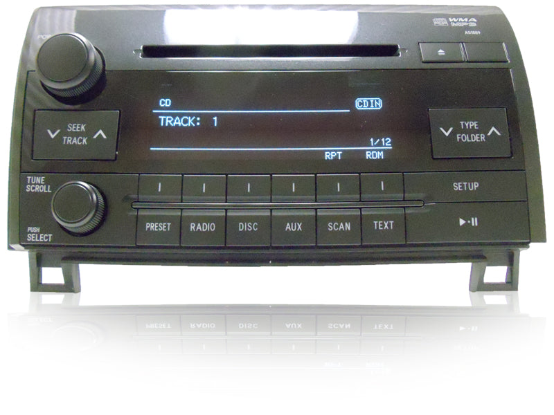 2009 2010 2011 2012 Toyota Sequoia Radio AUX CD Player A51889