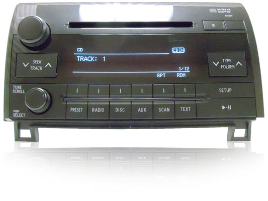 2009 2010 2011 2012 Toyota Sequoia Radio AUX CD Player A51889