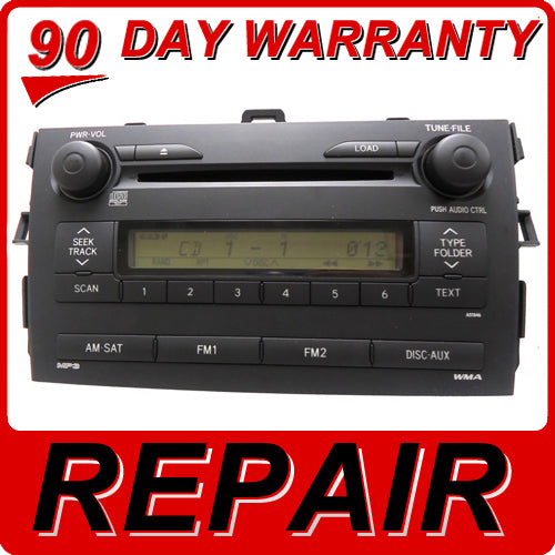 Repair For 2009 - 2011 TOYOTA Corolla OEM 6 Disc Changer Radio CD Player