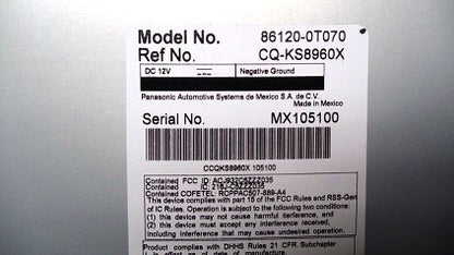 NEW Toyota Venza JBL Radio MP3 6 CD Changer 2009 2010 2011