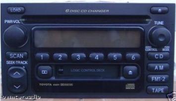 Toyota Repair Service Radio Audio 6 Disc Changer CD Player JBL