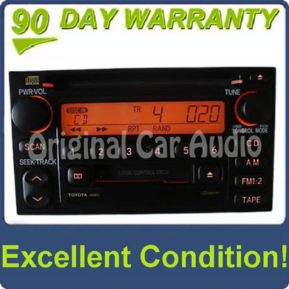 1995 - 2004 Toyota Tacoma OEM AM FM Radio Tape CD Player Receiver