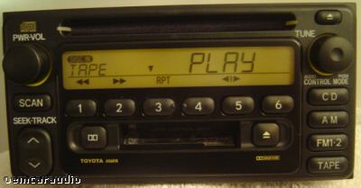 Toyota Rav4 MR2 Radio Tape and CD Player 2000-2002