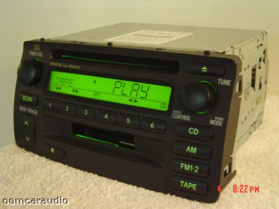 Toyota Corolla Radio Tape CD Player 2003 2004 2005 2006 2007 2008 86120-02280