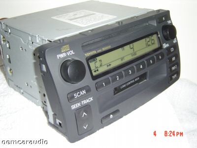 Toyota Corolla Radio Tape CD Player 2003 2004 2005 2006 2007 2008 86120-02280