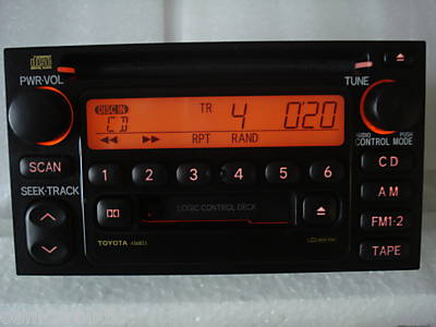 Toyota Tacoma Radio Tape and CD Player 86120-AD040 1990-2001