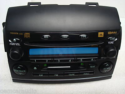 2004 - 2008 Sienna JBL Radio Tape and 6 CD Changer