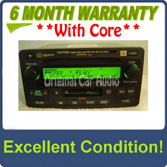 Toyota JBL Sequoia Radio 6 CD Changer 86120-0C210 2003 2004