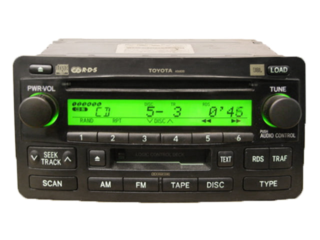 2004* - 2007 Toyota Sequoia Tundra OEM JBL RDS Radio Tape 6 CD Player A56830