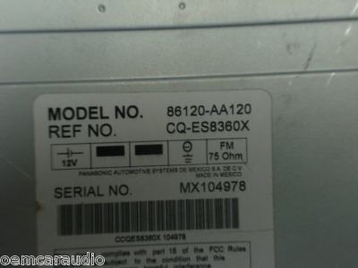 Re-manufactured NEW MECHANISM TOYOTA Solara JBL Satellite Radio Stereo 6 Disc Changer CD Player Tape Cassette A56831 2004 2005 2006 2007 2008