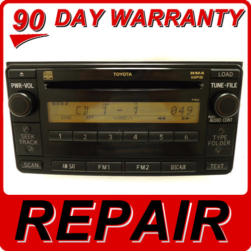 Toyota Scion 6 Disc Changer CD Player OEM Repair Service Fix