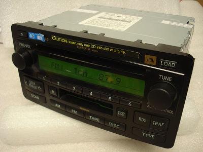 2003 2004 Toyota Tundra Sequoia Radio Tape 6 CD Player a56835 a56829