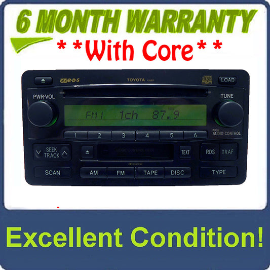 Toyota Tundra Highlander 4Runner JBL Radio Tape Player 6 CD Changer 2004 - 2007