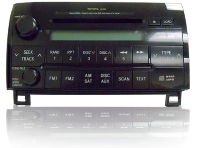 2007 2008 2009 Toyota Tundra Sequoia XM Radio AUX 6 Disc Changer CD Player 86120-0C201