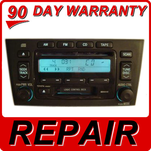Repair Your 2000 - 2004 Toyota Avalon Radio CD Player Repair Service 16824 AD6804