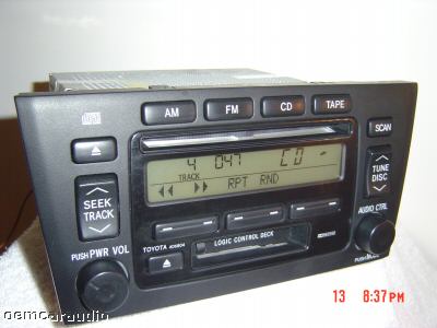 Toyota Avalon Radio Tape and CD Player 86120-AC080 2000-2004